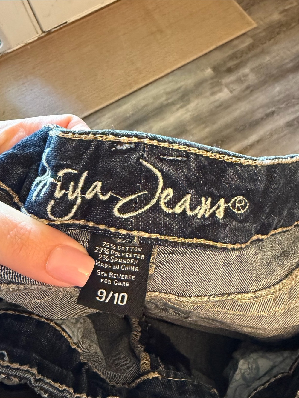Y2K Rhinestone Bootcut Jeans - Picture 3 of 5